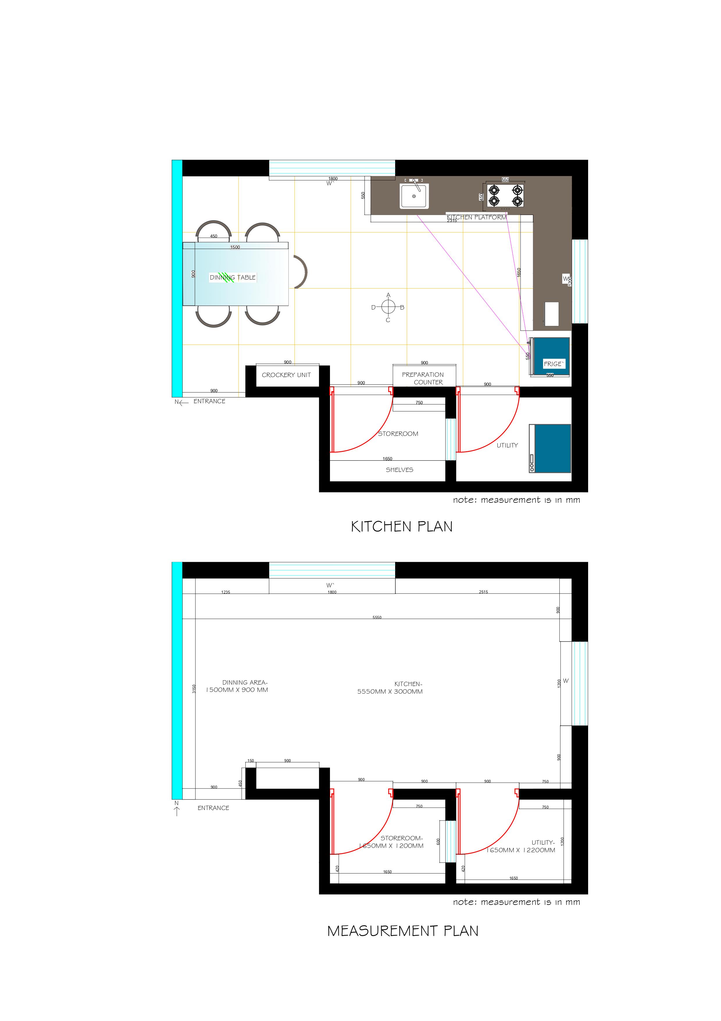 Virtual Case Study Redesigning of own Kitchen